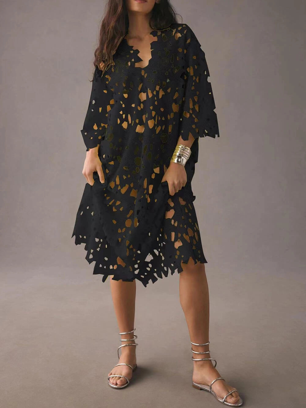 Flora | Women's Lace Beach Cover-Up Dress oaklynwear