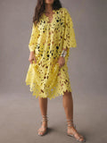 Flora | Women's Lace Beach Cover-Up Dress oaklynwear
