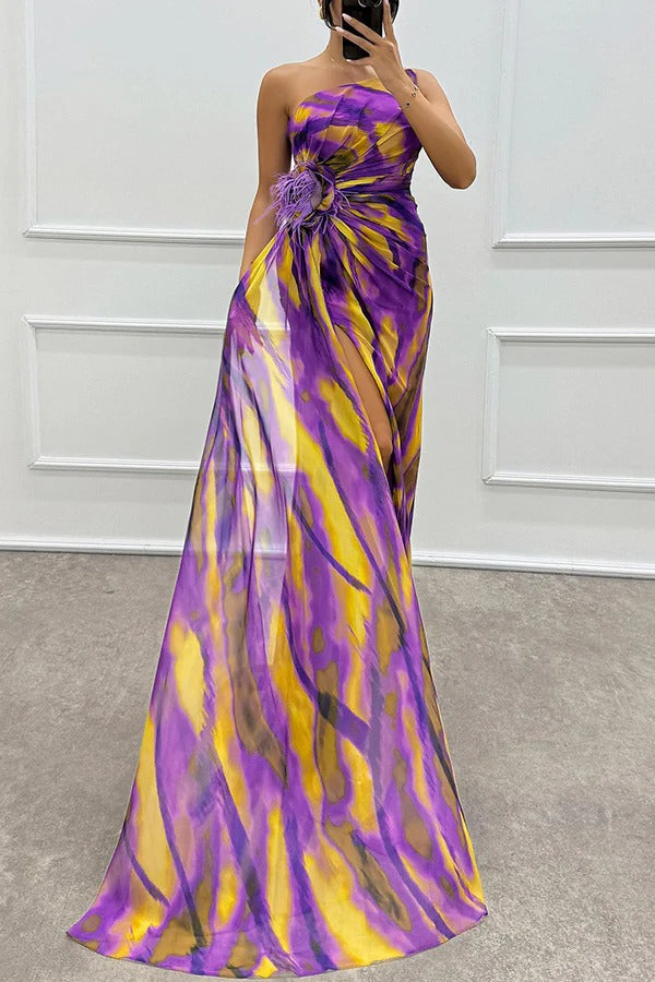 Soleil | Flowing Maxi Wedding Guest Dress oaklynwear