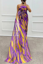 Soleil | Flowing Maxi Wedding Guest Dress oaklynwear