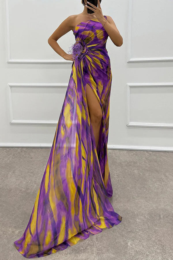 Soleil | Flowing Maxi Wedding Guest Dress oaklynwear
