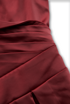 Victoria | Women's Satin Midi Dress oaklynwear