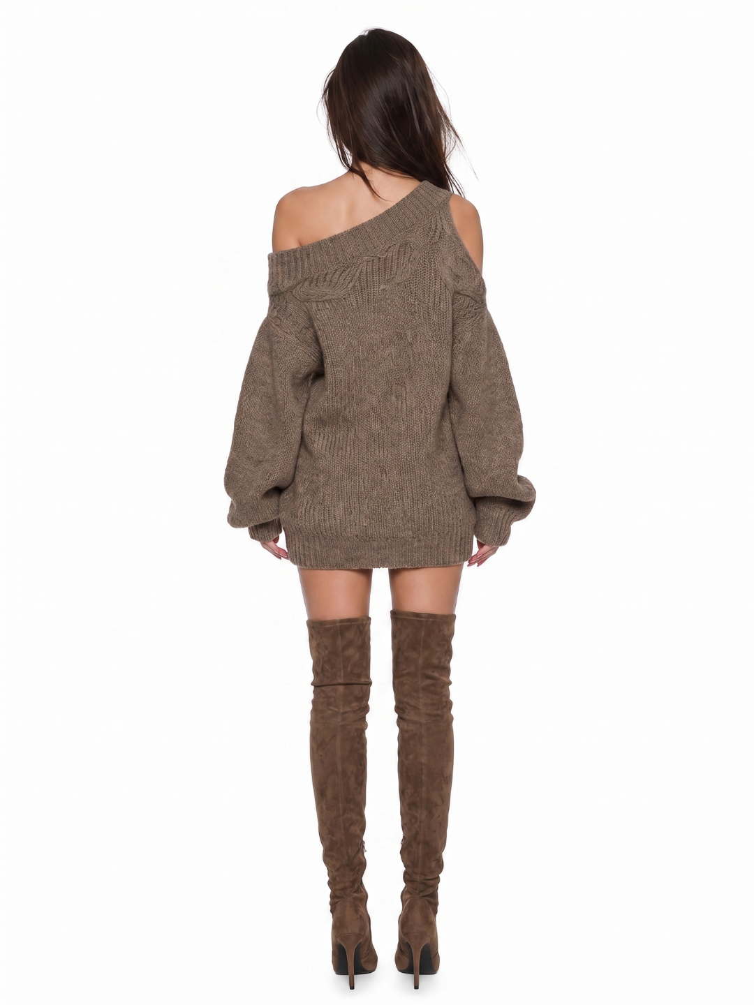 Amber | Off-Shoulder Knit Mini Dress oaklynwear
