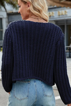 Claire | Button Front V-Neck Knit Cardigan with Front Pockets, Cozy Everyday Layer oaklynwear