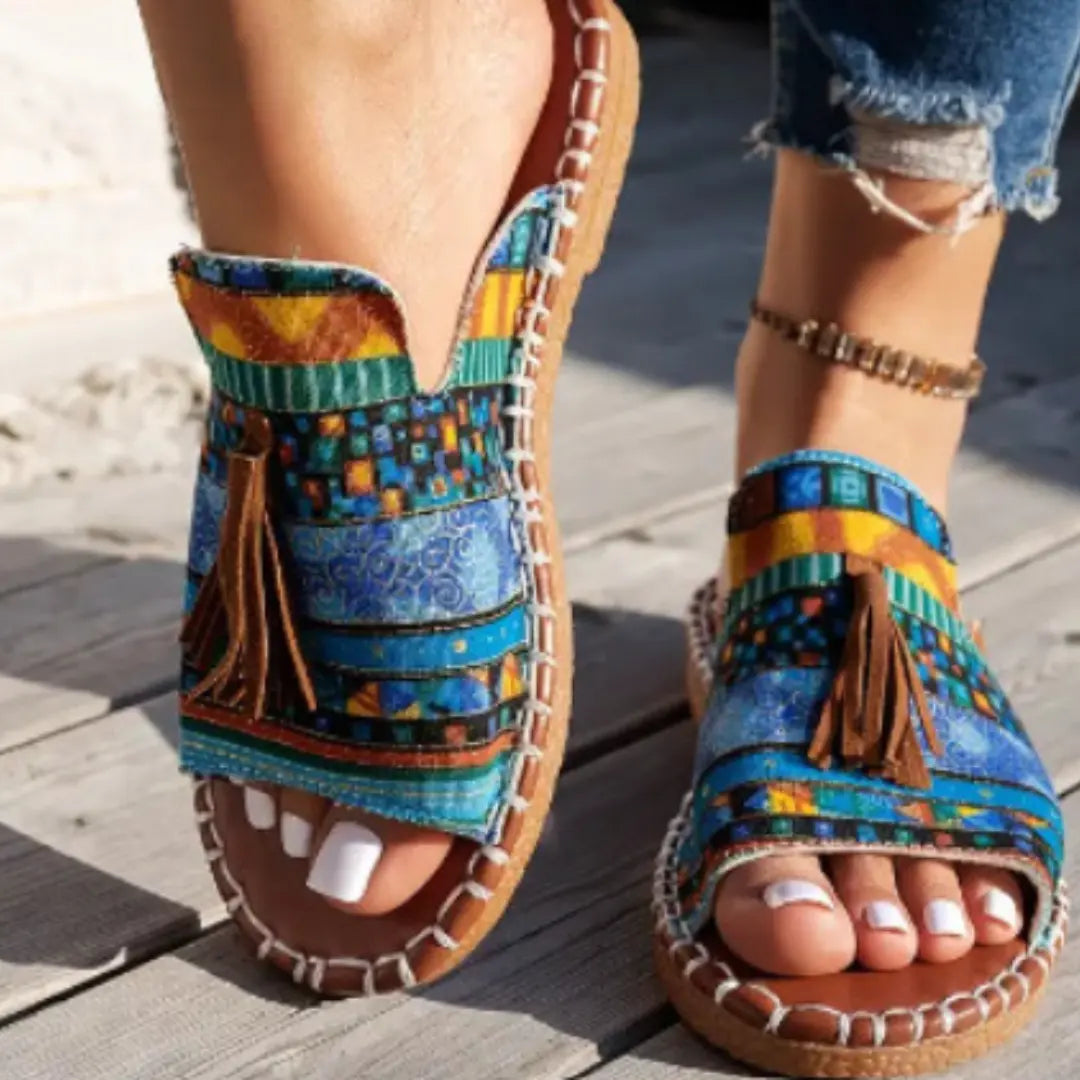 Sunny | Comfortable Flat Sandals oaklynwear