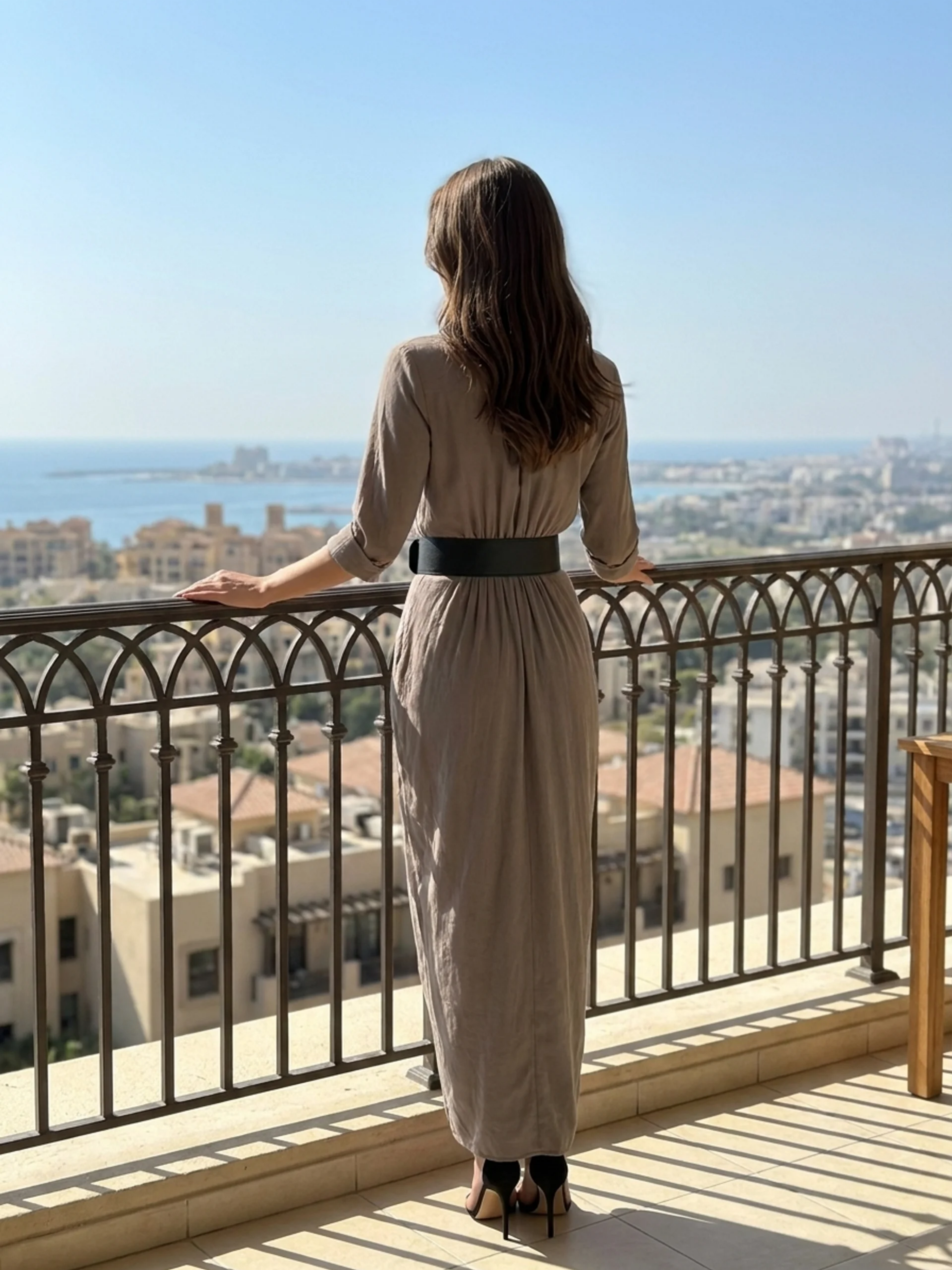 Siena | Lapel Belted Maxi Dress oaklynwear