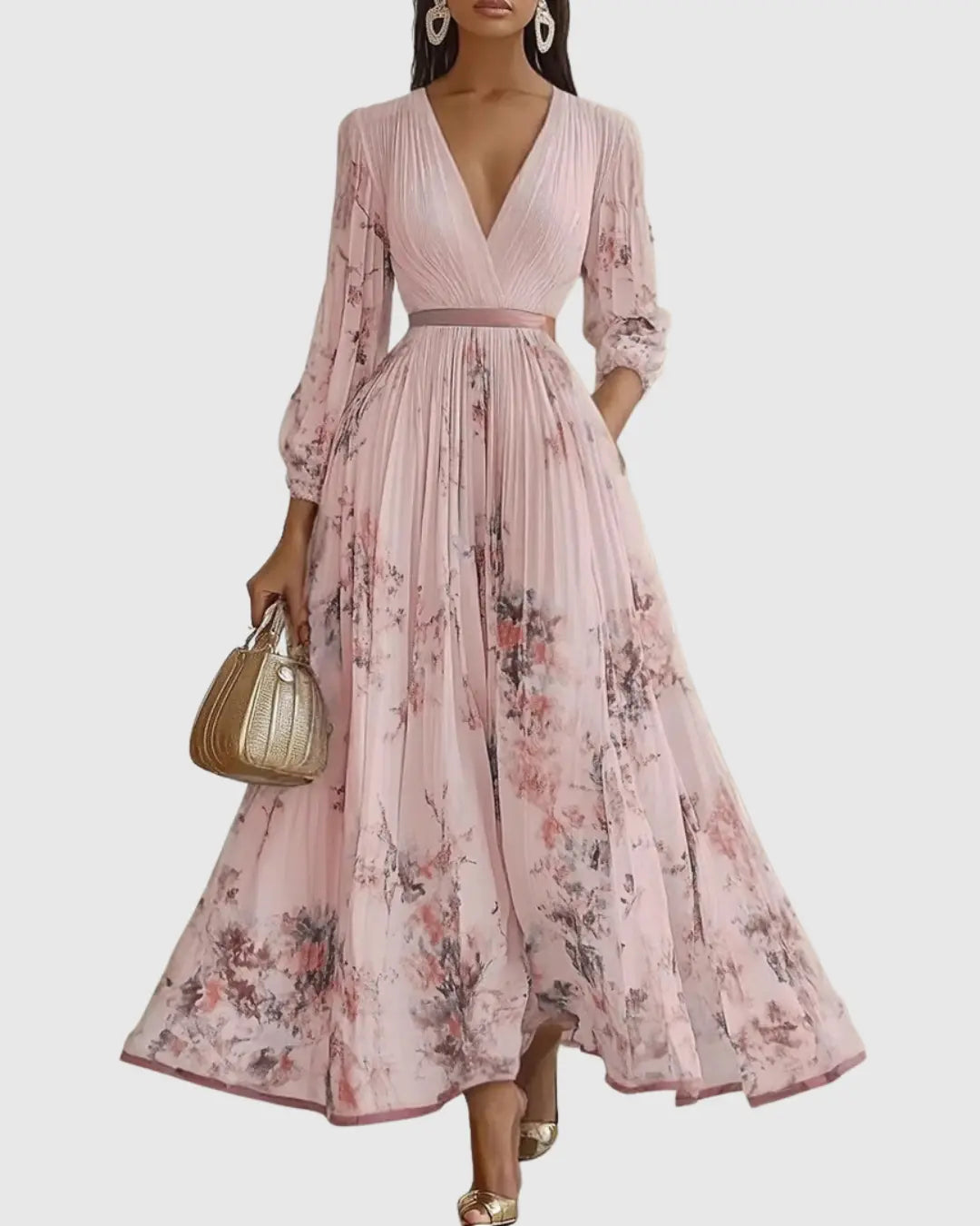 Luna™ | Elegant Sleeveless Flowy Summer Maxi Dress oaklynwear