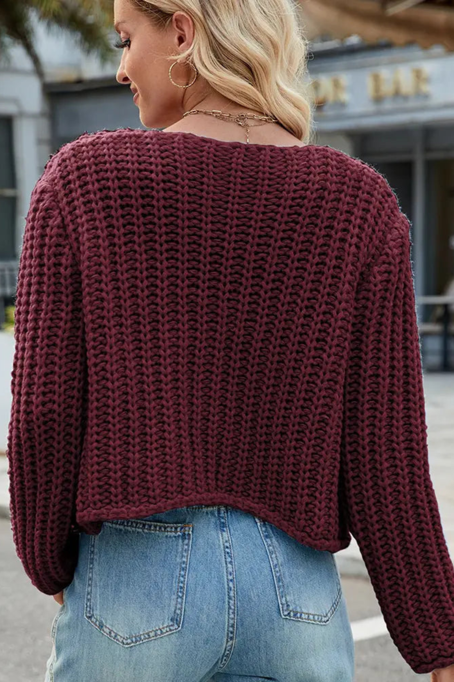 Women's Button Front Knit Cardigan oaklynwear
