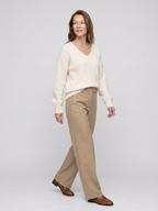 Lucy | V-Neck Oversized Ribbed Sweater, Relaxed Winter Pullover oaklynwear