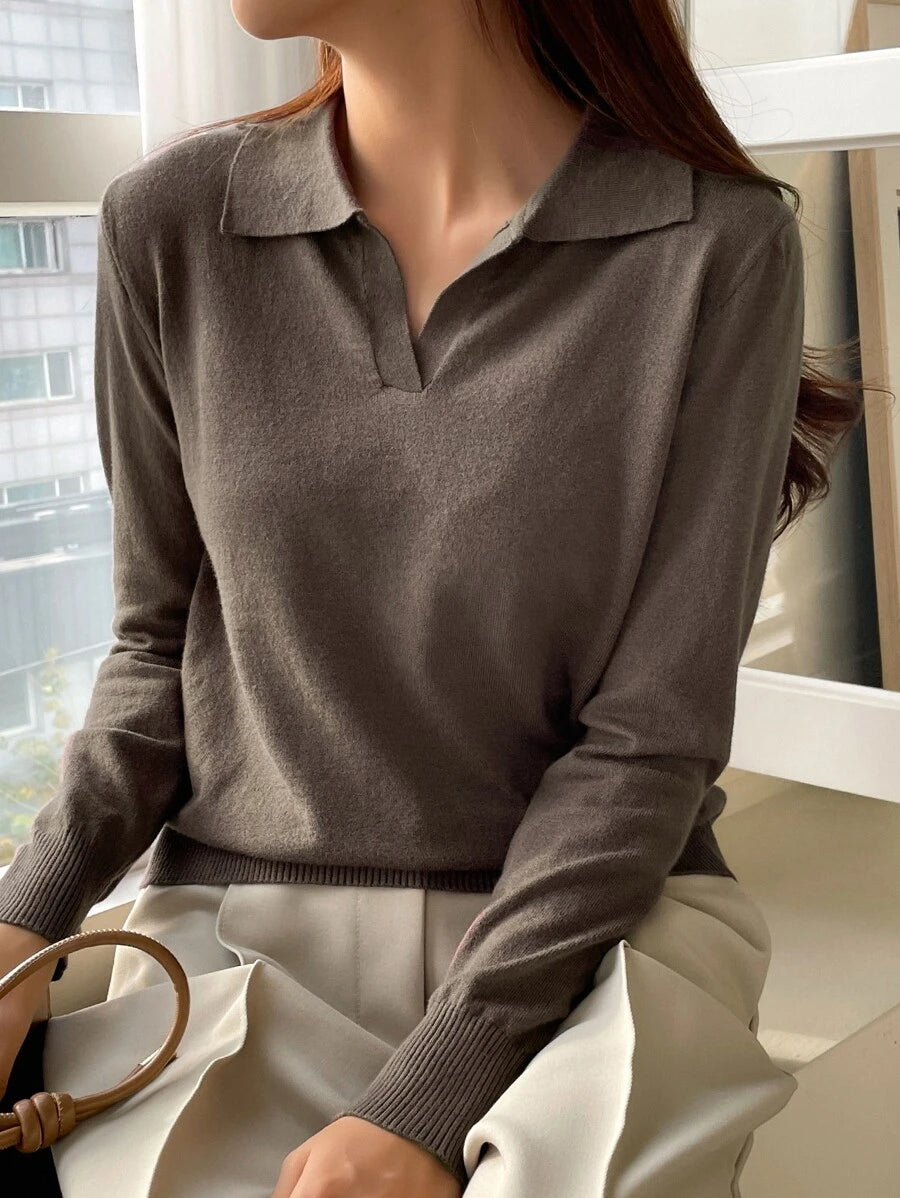 DAZY Women's Solid Color Turtleneck Long Sleeve Casual Business Sweater, Autumn/Winter,Long Sleeve Tops oaklynwear
