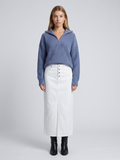 Bella | Half-Zip Ribbed Knit Sweater with Funnel Collar, Cozy Winter Pullover oaklynwear