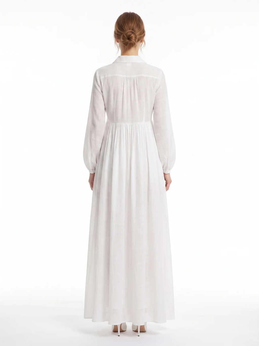 Miriam | Patchwork Linen Maxi Dress oaklynwear