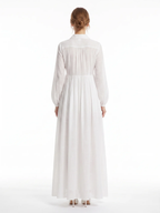 Miriam | Patchwork Linen Maxi Dress oaklynwear