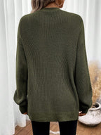 Amelie | Open Front Pointelle Knit Cardigan, Oversized Everyday Layer oaklynwear