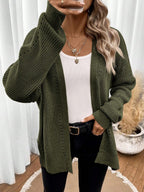 Amelie | Open Front Pointelle Knit Cardigan, Oversized Everyday Layer oaklynwear