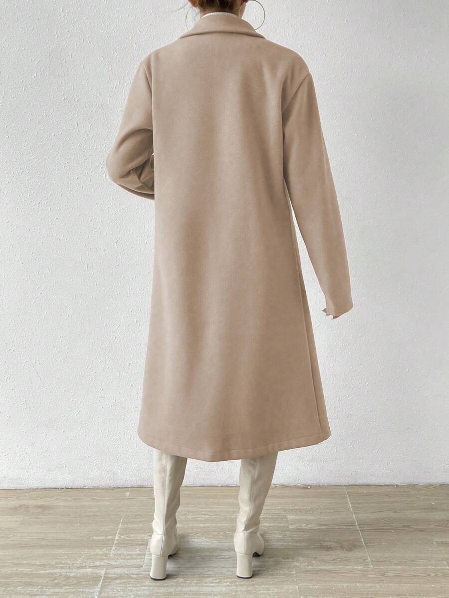 Bailey | Long Double-Breasted Lapel Overcoat, Tailored Winter Coat oaklynwear