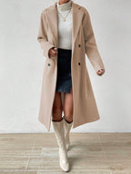Bailey | Long Double-Breasted Lapel Overcoat, Tailored Winter Coat oaklynwear