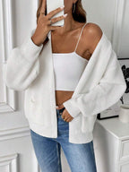 Adalyn | Open Front Cropped Cardigan with Pockets, Cozy Everyday Layer oaklynwear