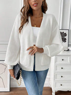 Adalyn | Open Front Cropped Cardigan with Pockets, Cozy Everyday Layer oaklynwear