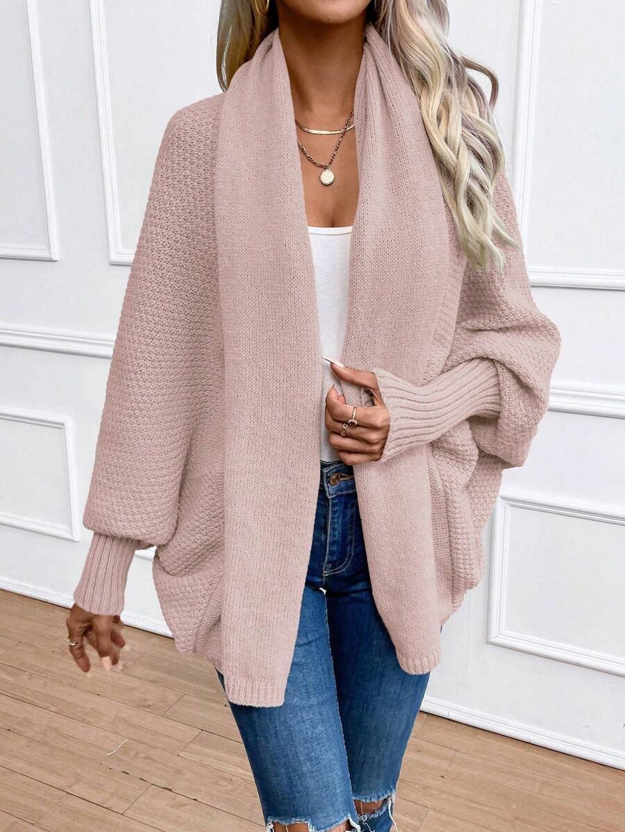 Annika Shawl Collar Batwing Sleeve Cardigan - view 3