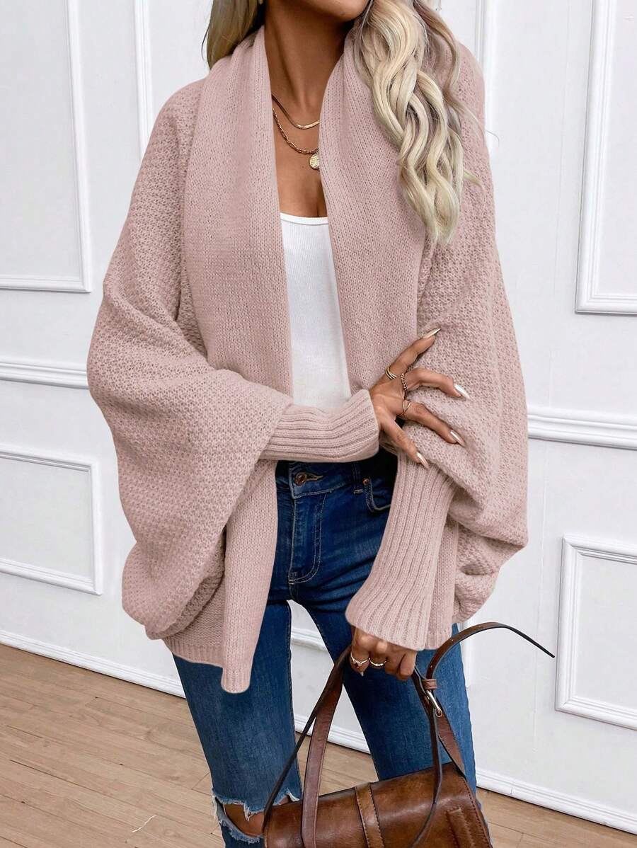 Annika Shawl Collar Batwing Sleeve Cardigan - view 5