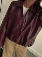 Michaela Zip Front Collared Jacket - view 4