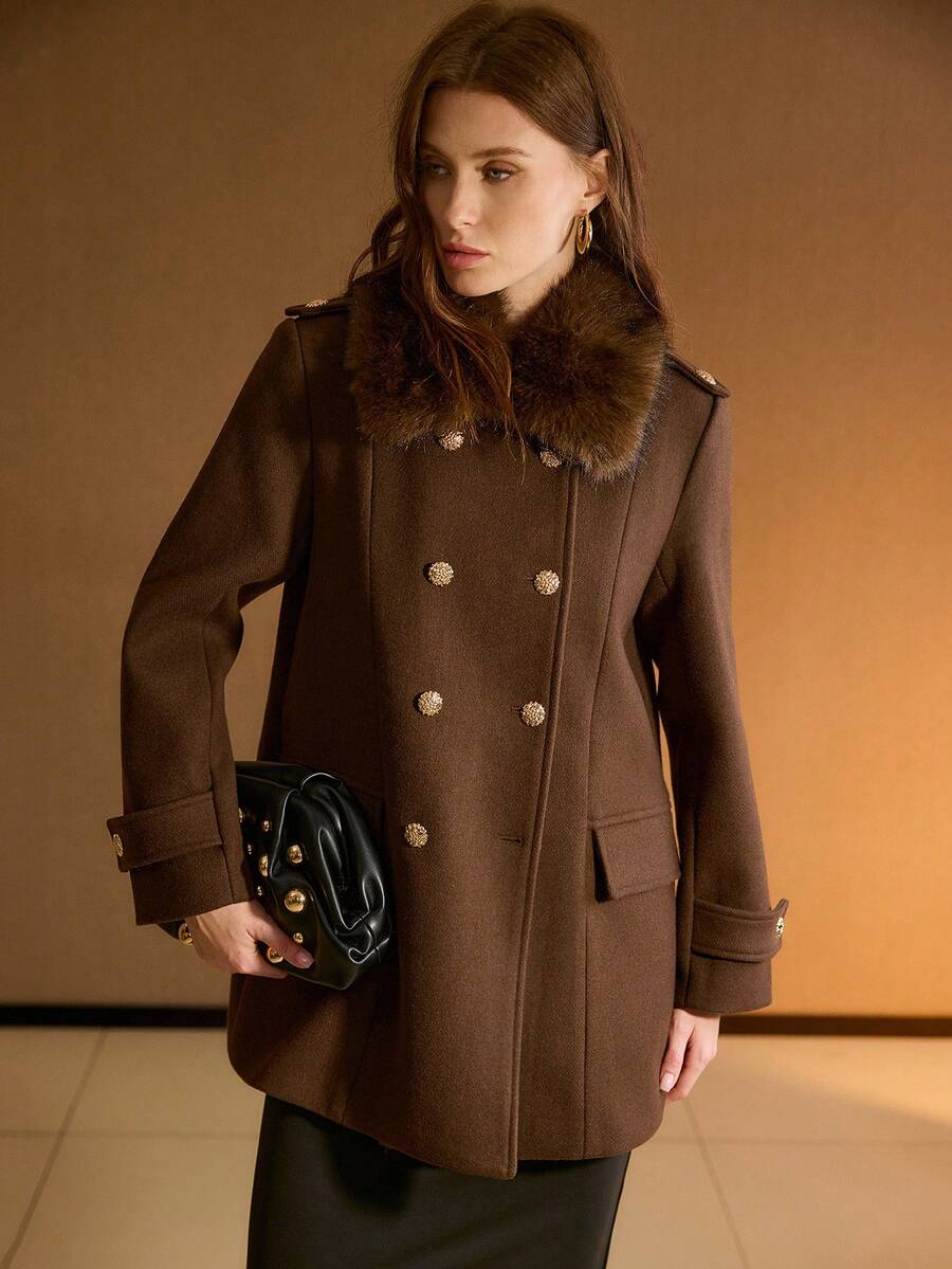 MOTF PREMIUM WOOL DOUBLE BREASTED OVERCOAT, AUTUMN/WINTER oaklynwear