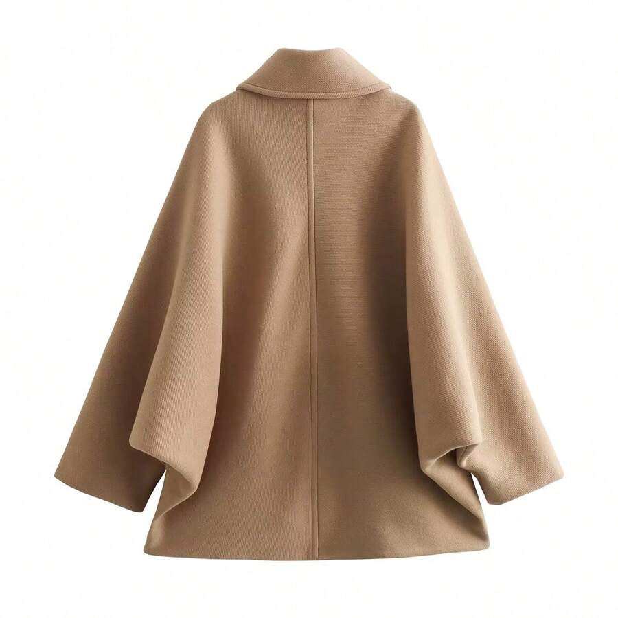 Hadley | Collared Double-Breasted Jacket with Front Pockets, Versatile Everyday Coat oaklynwear