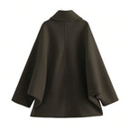 Hadley | Collared Double-Breasted Jacket with Front Pockets, Versatile Everyday Coat oaklynwear
