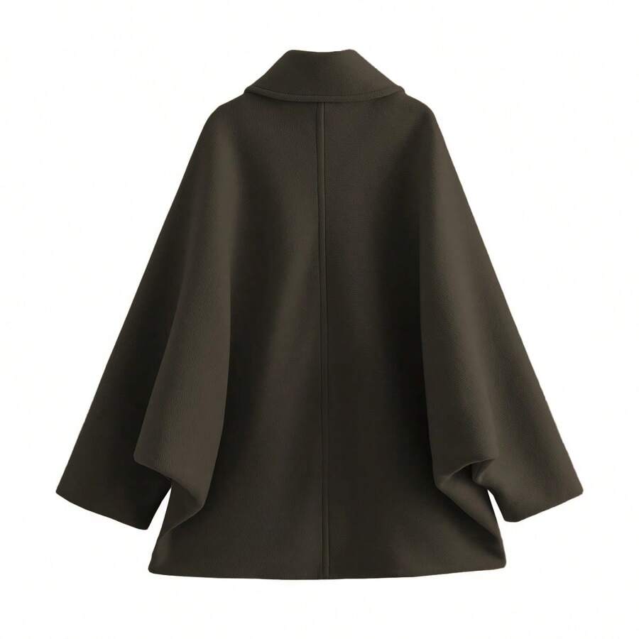 Hadley | Collared Double-Breasted Jacket with Front Pockets, Versatile Everyday Coat oaklynwear