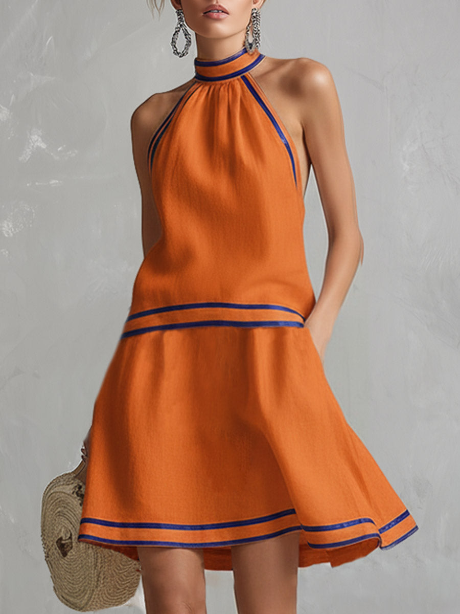Sunny | Women's Halter Mini Dress oaklynwear