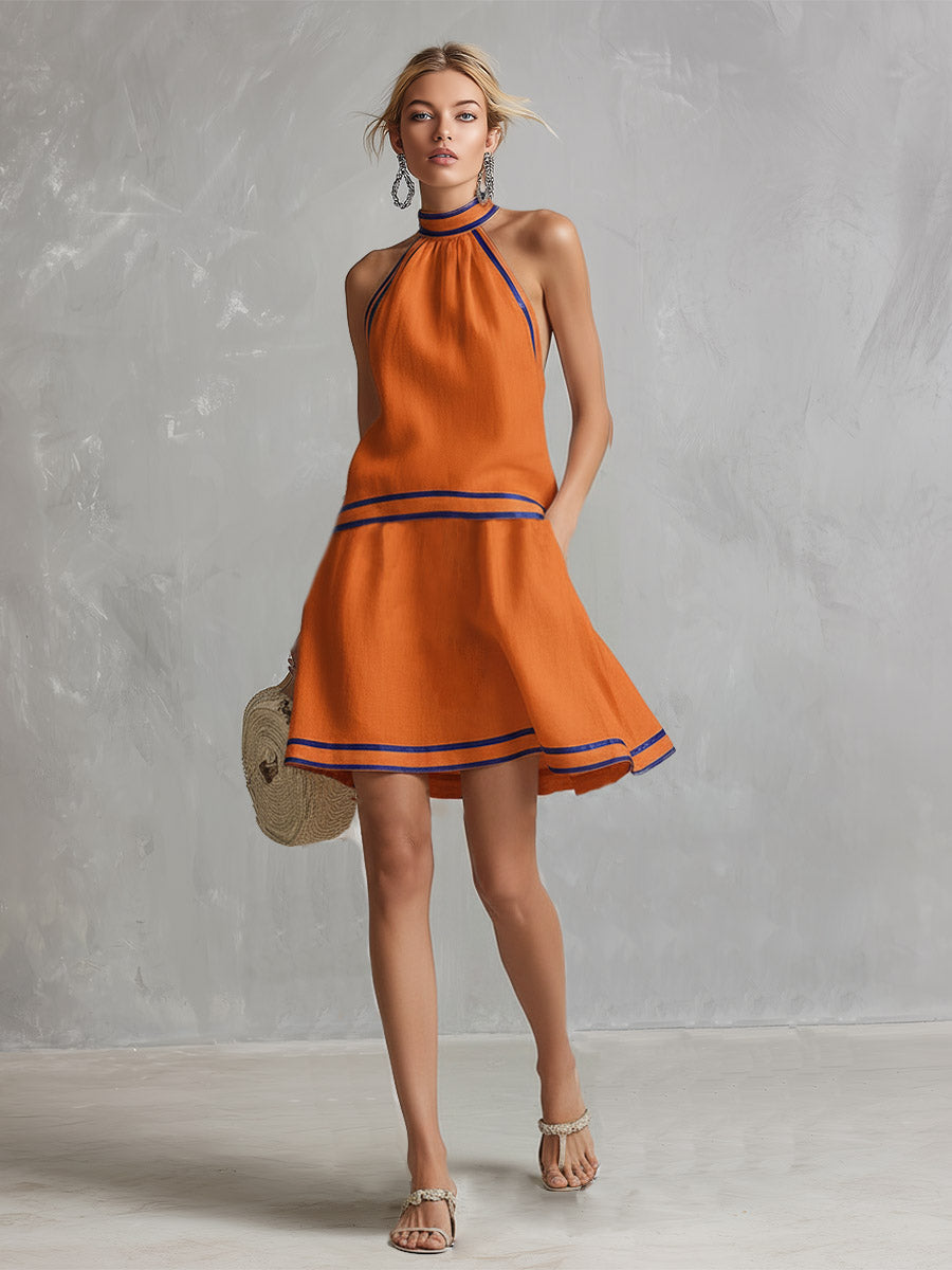 Sunny | Women's Halter Mini Dress oaklynwear
