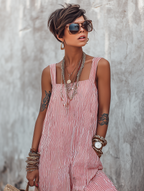 Cleo | Women's Striped Jumpsuit oaklynwear