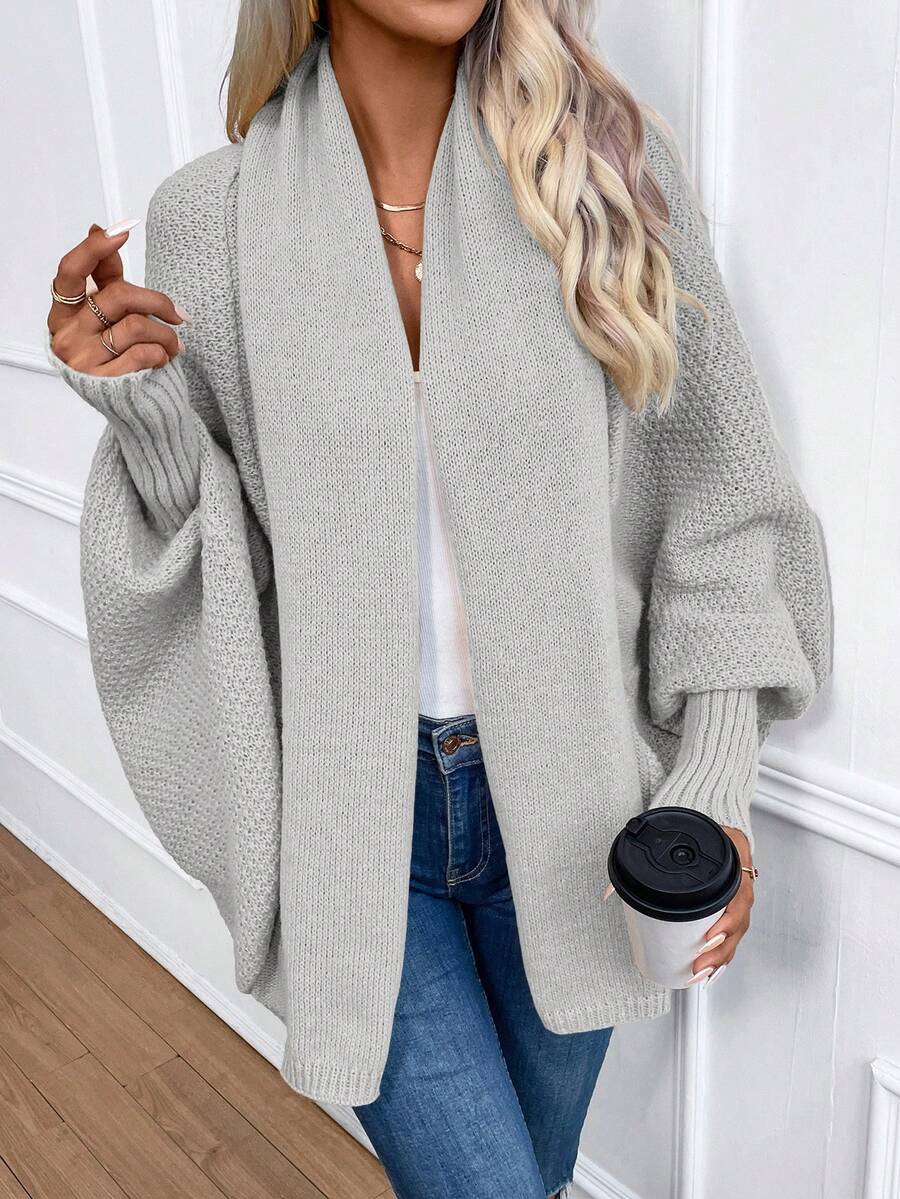 Annika Shawl Collar Batwing Sleeve Cardigan - view 7