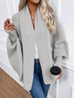 Annika Shawl Collar Batwing Sleeve Cardigan - view 7
