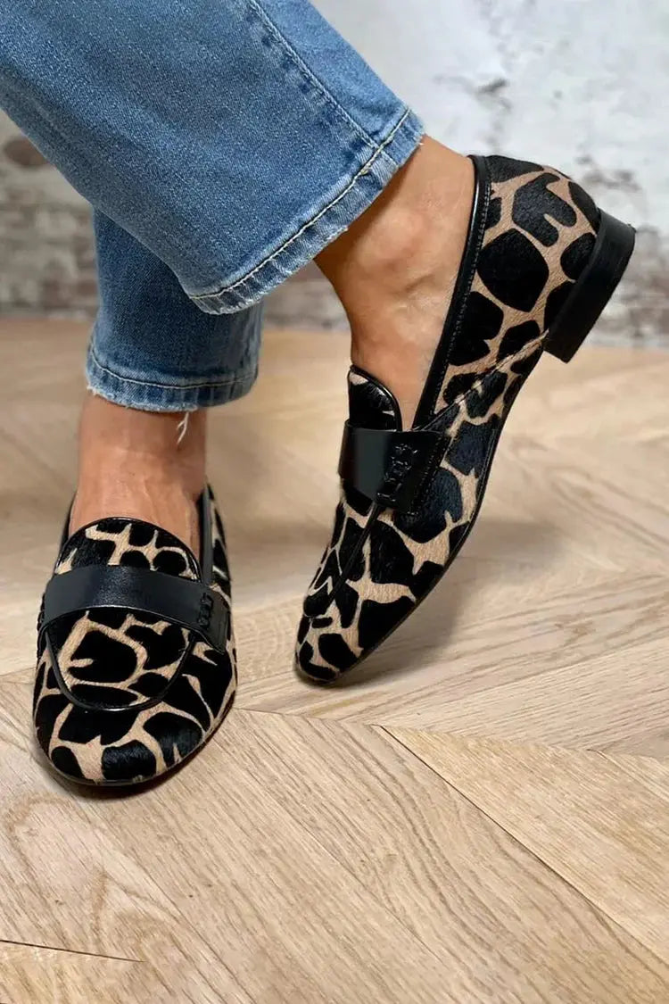 Bexley | Cow Print Loafers oaklynwear