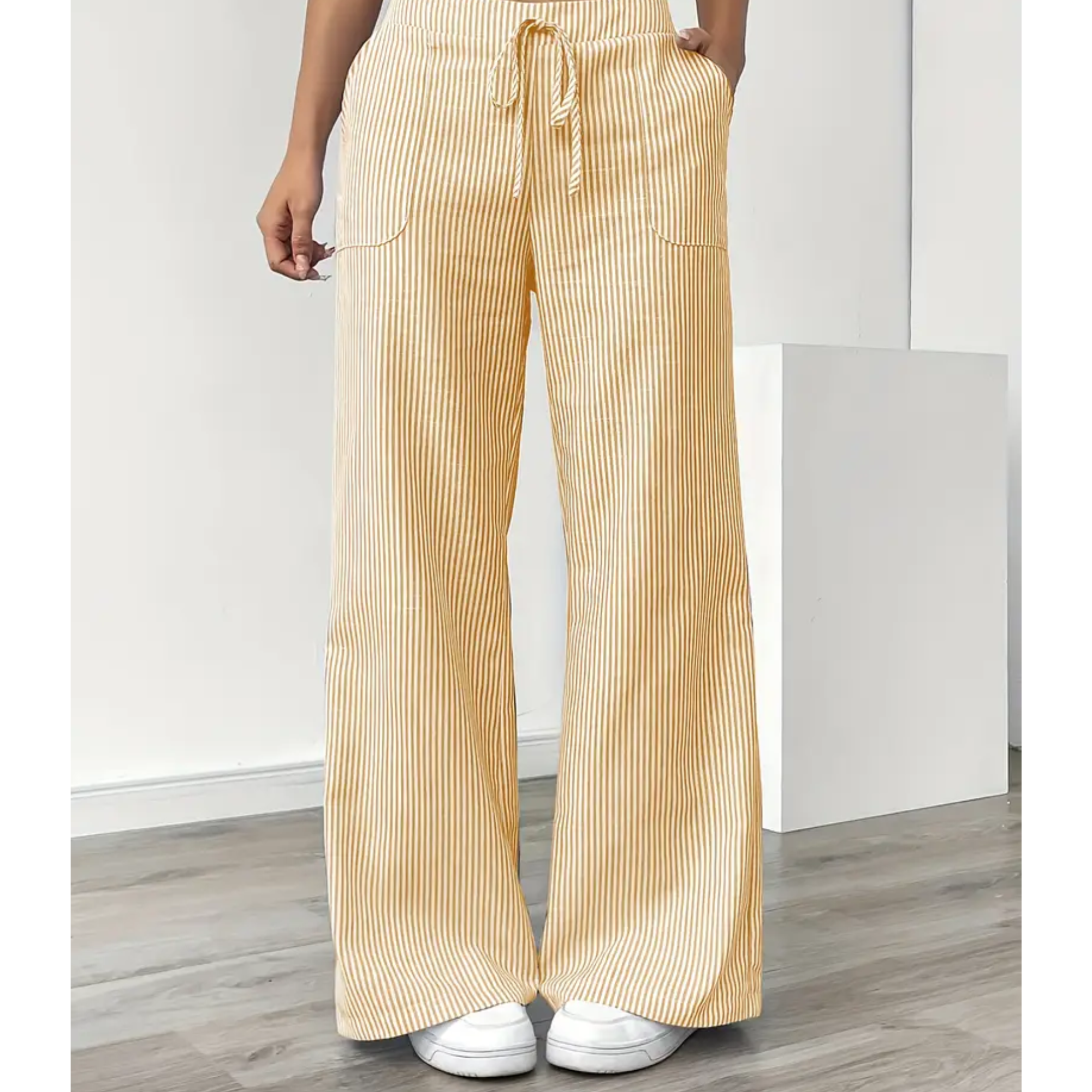 Amber™ | Striped Pant With Pockets oaklynwear