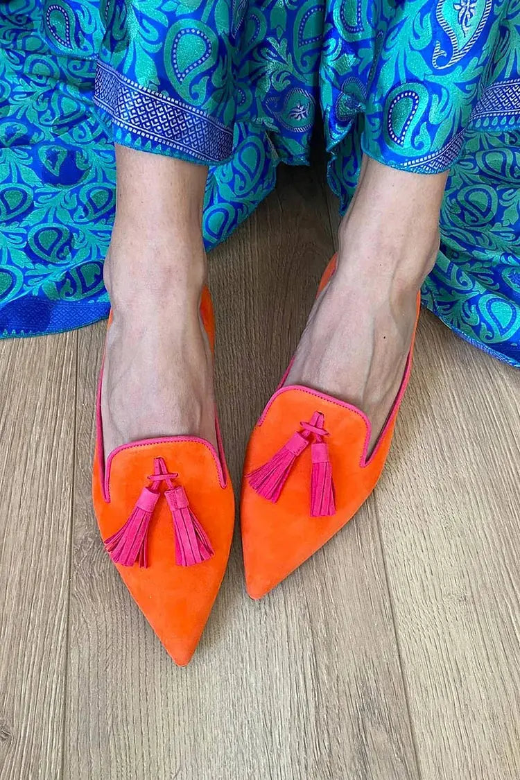 Women's Tassel Slip-On Loafers oaklynwear