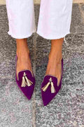 Women's Tassel Slip-On Loafers oaklynwear