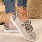 Tribe™ | Women's Tribal Print Sneakers – Cushioned Comfort & Bold Everyday Style oaklynwear