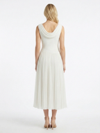 Isabelle | Women's Pleated Midi Dress oaklynwear