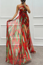 Soleil | Flowing Maxi Wedding Guest Dress oaklynwear