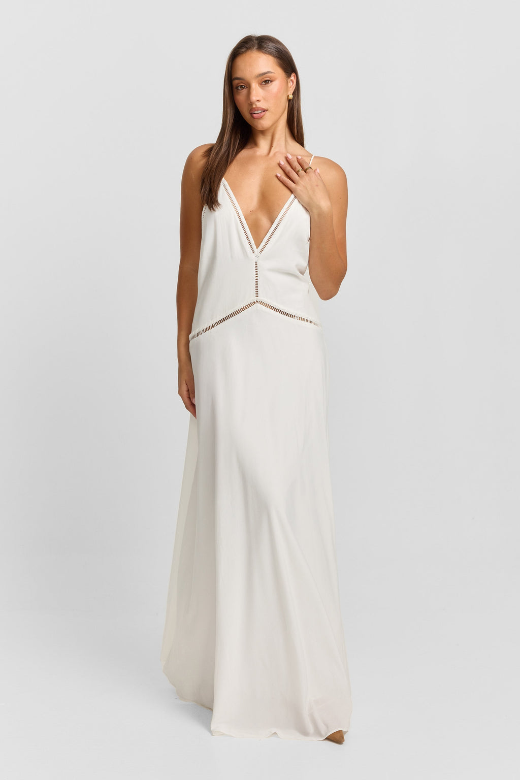 Posey Maxi Dress White oaklynwear