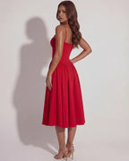 Francesca | Sweetheart Corset Midi Dress oaklynwear