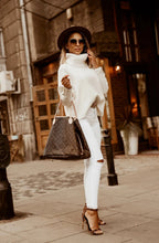 Emma | Turtleneck Ribbed Sweater with Button-Cuff Sleeves, Cozy Autumn Knit oaklynwear