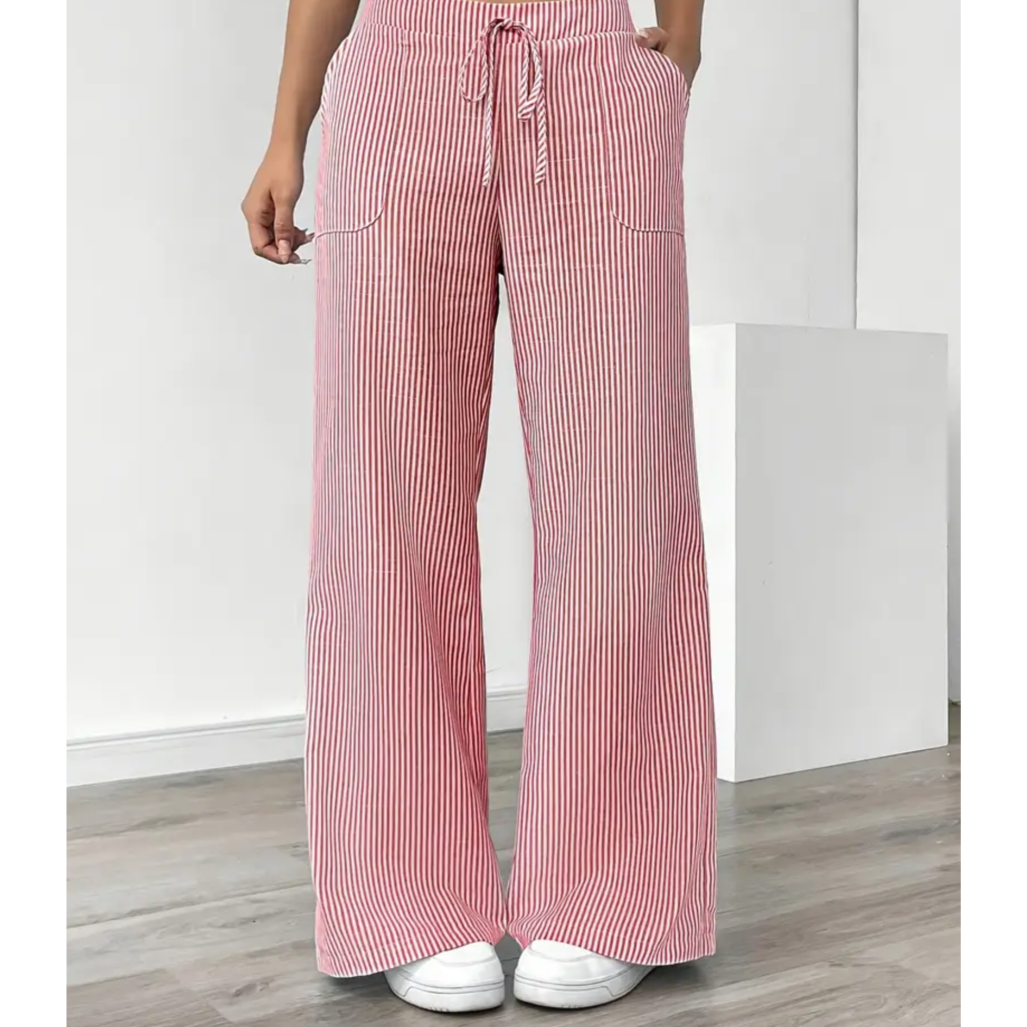 Amber™ | Striped Pant With Pockets oaklynwear