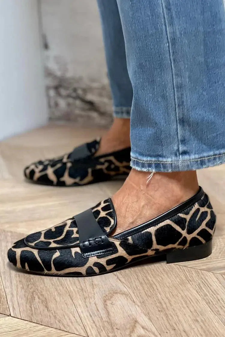 Zuri | Animal Print Loafers oaklynwear
