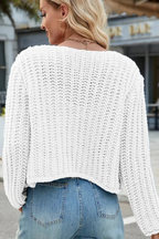 Claire | Button Front V-Neck Knit Cardigan with Front Pockets, Cozy Everyday Layer oaklynwear