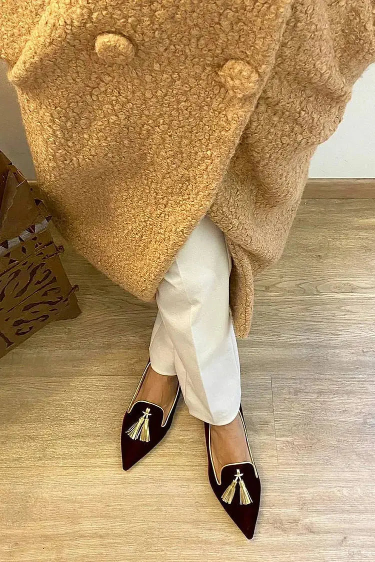 Women's Tassel Slip-On Loafers oaklynwear