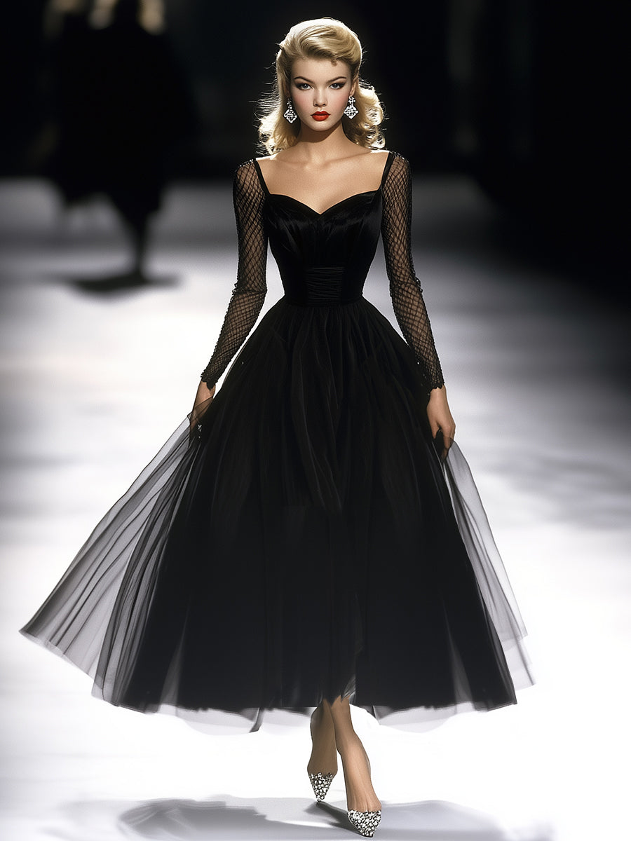 Camille | Black Gauze Maxi Dress oaklynwear